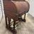 Antique walnut rolltop barrel desk 4 thumbnail