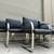 10 Black Leather Flat Bar Chairs Of Brno by Mies Van Der Rohe 1 thumbnail