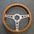 Vintage Momo Indy Steering Wheel Wood made in italy 1-82 2 thumbnail