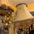 Beautiful standing floor lamp - 71.5" heigh, 10 shades 10 thumbnail