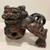 Vintage Asian Hand Carved Wooden Guardian Foo Dogs Floating Balls Insi 3 thumbnail