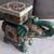 2 Hollywood Regency Chinese Green Elephant Garden Plant Stand / Seats 11 thumbnail