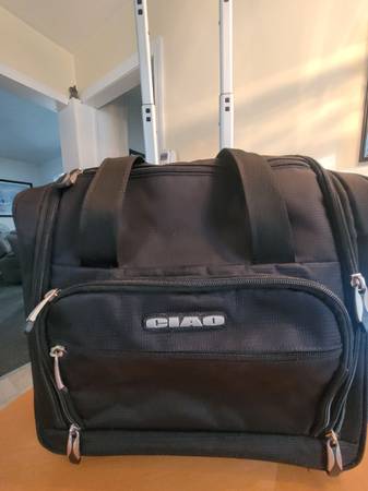 Ciao Luggage 15” Under Seat Weekender Bag - 2 wheel roller 1