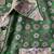 Jennifer Chun 100% Silk Emerald Green Print Shirt Blouse-Size 2 7 thumbnail