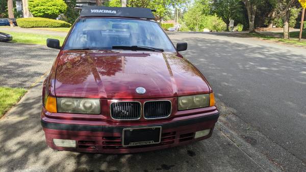 1992 BMW325i 4Door Leather Inter Orignl Owner Calypso Red Rear Spoiler - $2,980 (Mill Creek)63617156722689124