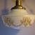 Antique Art Deco Pendant Fixture W/Stenciled Shade 4 thumbnail