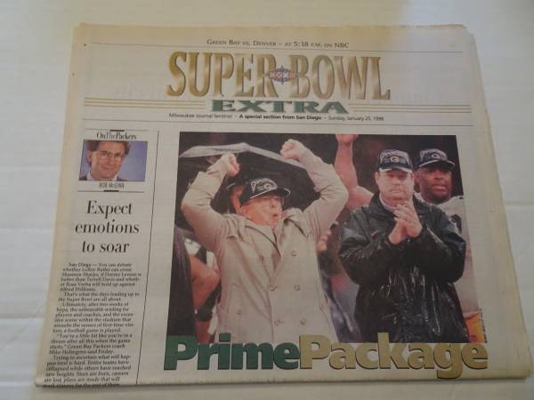 Milwaukee Journal Sentinel - January 25, 1998 - Prime Package - Newspa 1
