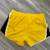 Nike Women's Yellow Shorts 3 thumbnail