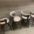 4 comfortable swivel stools with backrest 6 thumbnail