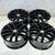 18" Jeep Grand Cherokee GLOSS Black wheels rims Factory OEM set 4 9156 6 thumbnail