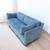 🛋  Louis Luxury Sofa by Cisco Home 🎨 Denim Blue Color 2 thumbnail