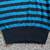 Anchor Blue Black & Blue Striped Lightweight Sweater - Junior’s Size L 4 thumbnail