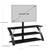 Whalen Payton 3-in-1 Flat Panel TV Stand for TVs up to 65", Charcoal 4 thumbnail