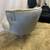 Gray Velvet Small Accent Chair w/ Crystal Clear Legs Nailhead Rivets 3 thumbnail