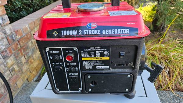 Generator, 1000 Watt, 2 Stroke Engine 1