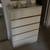 5-drawer dresser chest and 6-drawer dresser white modern used 2 thumbnail