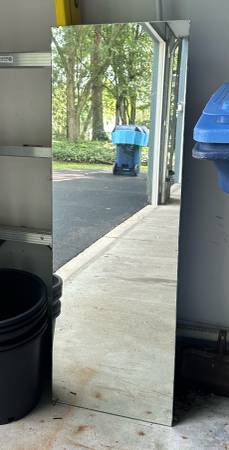 12" x 48" Frameless Full-Length Rectangle Mirror 1