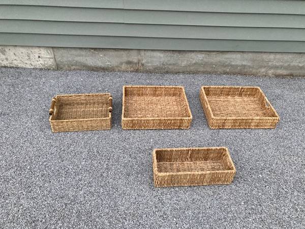 Beautiful Matching Woven Baskets 1