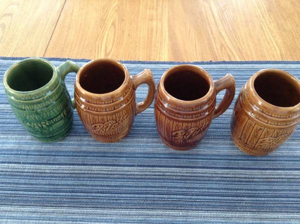 Blatz and Carbureter Beer Mugs 1