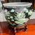 Chinese Porcelain Floral Fish Bowl with Wooden Stand- 12” Dia X 15” H- $85 F 1 thumbnail