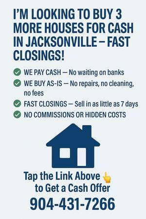 Buying Houses in Jax CASH 1