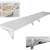 Folding Concession Shelf, 72" x 12" Stainless Steel Drop Down Shelf 1 thumbnail