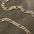 14k solid gold  diamond cut  figaro chain 3 thumbnail