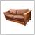 Stickley Furniture Fayetteville Oak + Leather Sleeper Sofa 1 thumbnail
