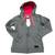 Dover Saddlery Equine Hoodie Full Zip Sweatshirt Jacket Gray Pink Fleece Lined X 1 thumbnail