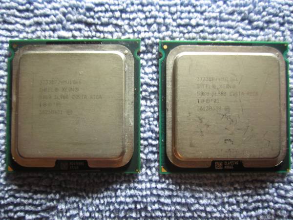 INTEL XEON 5080 3.73GHZ - PAIR FOR $80 - OR 1 FOR $40 1