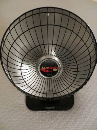 Space Heater Presto HeatDish plus Tilt Parabolic electric heat 1