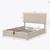 Upholstered Lift Up Storage Platform Bed Frame - Queen 1 thumbnail