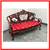 Vintage Qing Dynasty Carved Rosewood + Marble Sofa 2 thumbnail