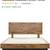 Tricia Farmhouse or Mid Century Mod Wood Platform Bed Frame Queen 2 thumbnail