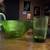 10 pcs Green vintage Indiana glass 4 thumbnail