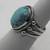 Sterling Silver & Turquoise Size 6 Ring Signed Y 2 thumbnail