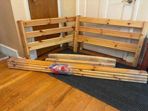 Sustainably Finished Twin Bed Frame 1