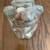 🧸 Vintage Anchor Hocking Clear Glass Teddy Bear Coin Bank – 6" – Full 10 thumbnail