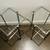 Chrome and Glass Side Tables Milo Baughman Style 7 thumbnail