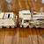 Locomotive and Carriage Car, Wood 1:80 Scale Train Model from 1860's 1 thumbnail