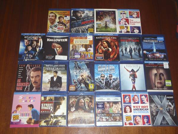 Bluray movie collection lot 1