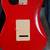 Fender Squier Stratocaster red bullet electric guitar 8 thumbnail