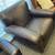 Used Brown Leather Lobby Chair 2 thumbnail