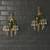 Pair of Italian Crystal Beaded Sconces with Floral Decorations, c.1940 1 thumbnail