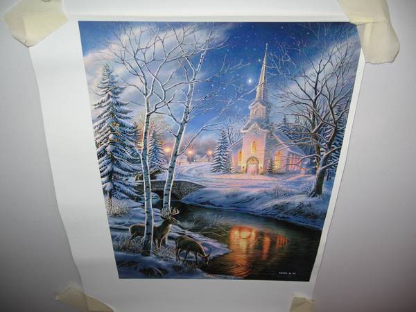 James Meger - Holy Night Canvas 13 x 9.75 Inches 1