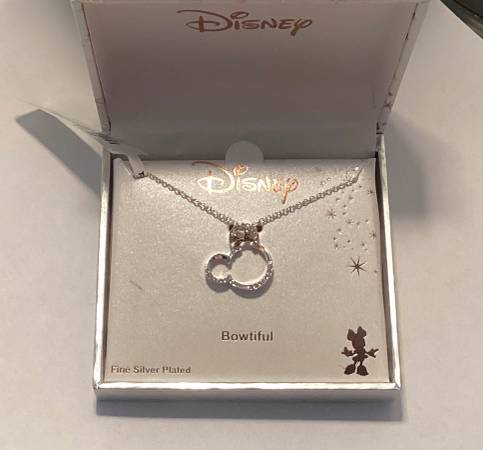Disney Rhinestone Mini Mouse  Bowtiful Pendant NWT 1