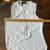 The Kooples White Tank Top with a Zip Neckline in Silk-Small 5 thumbnail