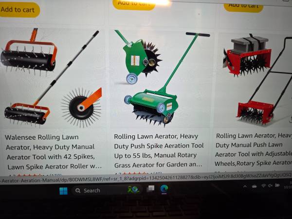 >>>>HELP<<<< LOOKING FO A LAWN AERATOR....SEE ATTACHED PICTURE! 1