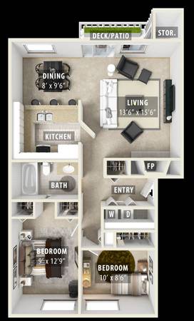 $912 / 2br - 861ft2 - New roommate(s) needed for apartment ($912 monthly) (Enumclaw)63814684169219121