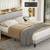 Brand new queen size bed frame with brand new 12” mattress included 3 thumbnail